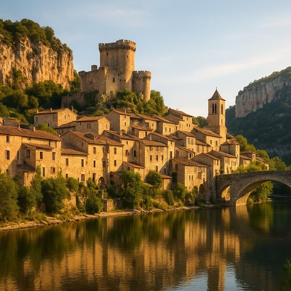 Vogué, trésor médiéval au bord de l’Ardèche